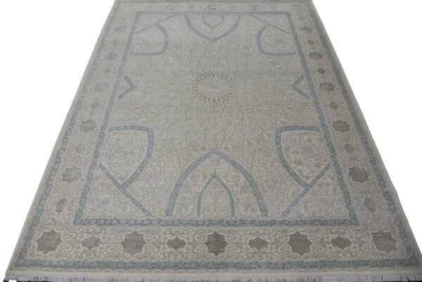 Lot 20, HandKnotted fine  Amritsar carpet in 19th-century Haji-Jalili Tabriz design, All-over Safavid flowers in design, size 370x272 cm, RRP $12,000 (1)