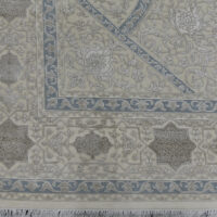 Lot 20, HandKnotted fine  Amritsar carpet in 19th-century Haji-Jalili Tabriz design, All-over Safavid flowers in design, size 370x272 cm, RRP $12,000 (3)