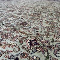 Lot 28, Fine Srinagar, 100% silk pile on a cotton warp and weft, Classic Kashan design, Kashmir, India, Size 248 cm round, RRP$12,000 (5)