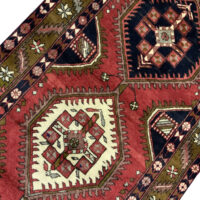 Lot 3, Meshkin, Azarbaiejan, c.1960, wool pile, rare & durable, Persia, size 416x105 cm, RRP $7500 (5)