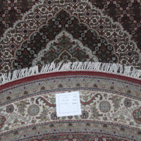 Lot 34, Superfine Amritsar in Tabriz mahi design, NZ wool pile, silk inlay, India, size 185x185 cm, RRP $8000 (3)
