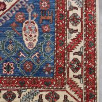 Lot 35, Afghan Turkaman weave, Vegetable dye, Revival of a 16th century Ushak design, size 303x182 cm, RRP $8000 (4)