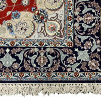 Lot 37, Superfine Isfehan, full silk base and inlay, 850K kpsqm, Rare piece, Persia, size 220x152 cm, RRP $18,000 (4)