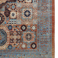 Lot 41, Afghan Turkaman weave, circa 2010, vegetable dyes, all wool, 15th c Mamluk inspired, size 209x141 cm, RRP $4500 (4)