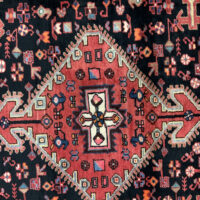 Lot 43, Tuserkan, Hamedan region, circa 1950, durable wool , Rare piece, North West Persia, size 232x147 cm, RRP $5000 (4)