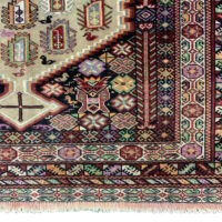 Lot 52, Superfine Kurdi-Quchan, circa 1975, all wool, Rare piece, Khorassan-Persia, size 160x115 cm, RRP $3000 (5)