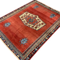 Lot 55, Antique Afshar, circa 1920, restored, Rare & collectable, Persia, size 145x110 cm, RRP $5000 (7)