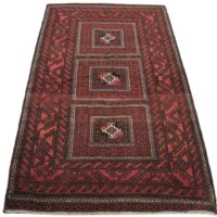 Lot 59, Hand knotted vintage nomadic Balouch, circa 1960, woven in Khorassan region in Persia, size 185x105 cm, RRP $3000 (1)