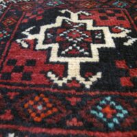 Lot 59, Hand knotted vintage nomadic Balouch, circa 1960, woven in Khorassan region in Persia, size 185x105 cm, RRP $3000 (2)