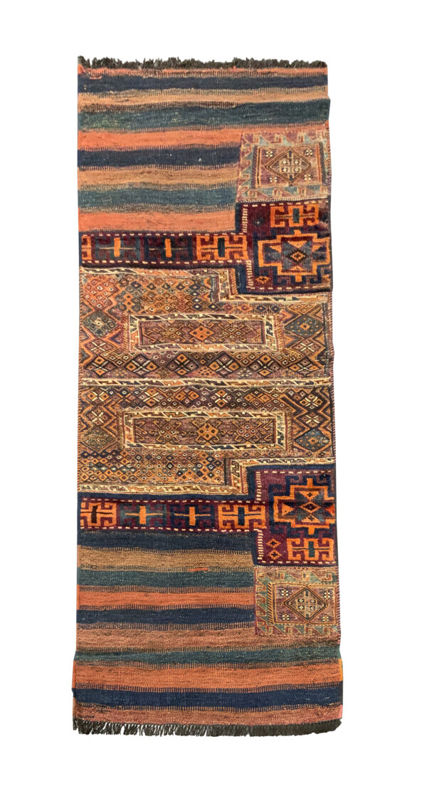Lot 69, Antique Tacheh, Luri tribe, circa 1910, Persia, collectable, size 225x79 cm, RRP $4000 (1)