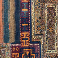 Lot 69, Antique Tacheh, Luri tribe, circa 1910, Persia, collectable, size 225x79 cm, RRP $4000 (4)