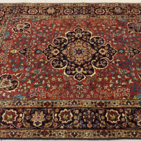 Rug# 10158, Antique Khoy-Tabriz, one of a pair, rare, immaculate, Persia, size 177x136 cm (5)