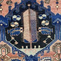 Rug# 10219, Antique Bakhtiar, Armani weave, circa 1910, good condition, Persia, size 203x133 cm (5)