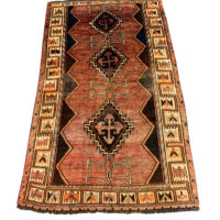 Rug# 10448, Rare Luri, nomadic weave, circa 1940, all wool, Persia, size 244x143 cm (2)