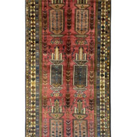Rug# 10542, Vintage Nomadic Balouch, Zabol area, , circa 1960, Rare & collectable, Persia, size 198x96 cm (2) - Copy