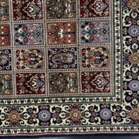 Rug# 10714, Superfine Qoum-Kork, circa 1990, Garden or Baagh design, superfine wool pile, rare, Persia, size 215x137 cm (4)