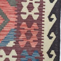 Rug# 24657, Superfine Afghan flatweave Kilim, modern design, veg dyes, size 290x208 cm, RRP $1800, on special $720 (6)