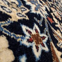 Rug# 7591, Superfine 6LA Nain, circa 1970, wool and silk pile, Habibian studio, collectable, Persia, size 290x180 cm (4)