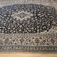 Rug# 7591, Superfine 6LA Nain, circa 1970, wool and silk pile, Habibian studio, collectable, Persia, size 290x180 cm (6)