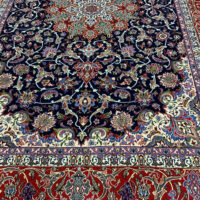 Rug#10295 Superfine Isfehan, full silk base and inlay, 800K kpsqm, c.1975, Rare piece, Persia, size 308x200 cm (3)