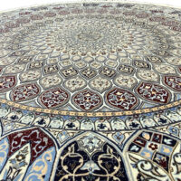Rug#10298, Persian Nain 6LA, circa 1990, superfine wool & silk pile, rare & collectable, Persia, size 230x230 cm (5)