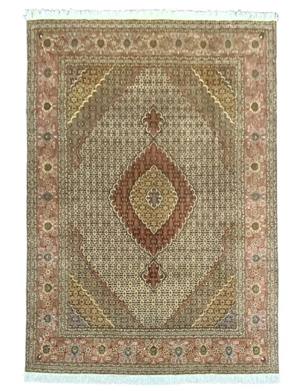 Rug#10533, Persian Tabriz 40 Raj, circa 1980, superfine wool & silk pile, rare piece Persia, size 340x240 cm (2) - Copy