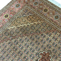 Rug#10533, Persian Tabriz 40 Raj, circa 1980, superfine wool & silk pile, rare piece Persia, size 340x240 cm (6)