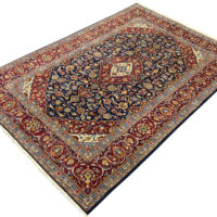 Rug#10555, Superfine Kashan, Kork wool pile, 600K kpsqm, Rare piece, Persia, size 202x140 cm (3)
