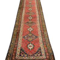 Rug#10575 Antique Malayer, circa1900, wool pile, rare & collectable, Persia, size 385x91 cm (1)