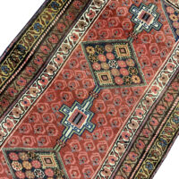 Rug#10575 Antique Malayer, circa1900, wool pile, rare & collectable, Persia, size 385x91 cm (4)
