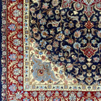 Rug#10590, Persian Qum, circa 1980, Kork superfine Kork-wool pile, very durable, Rare, Persia, size 296x198 cm (4)