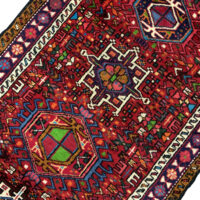 Rug#10620 Karajeh-Heriz, Azarbaiejan, c.1970, wool pile, rare & durable, Persia, size 300x75 cm (3)
