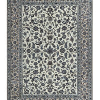 Rug# 10062, 6LA Nain , c.1990 wool & silk pile, 900k KPSQM, immaculate, Persia, size 300x205 cm (2)