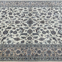 Rug# 10062, 6LA Nain , c.1990 wool & silk pile, 900k KPSQM, immaculate, Persia, size 300x205 cm (4)