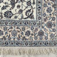 Rug# 10062, 6LA Nain , c.1990 wool & silk pile, 900k KPSQM, immaculate, Persia, size 300x205 cm (6)