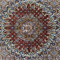 Rug# 10146, Birjand Mood, very fine knots, circa 1975, very durable, classic Herati motif, Persia, size 205x150 cm (5)