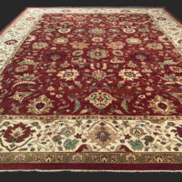 Rug# 11742, superfine jaipur, oversize carpet, very durable, 18th.c Mugol design, circa 2000, very durable, Persia, size 512x395 cm