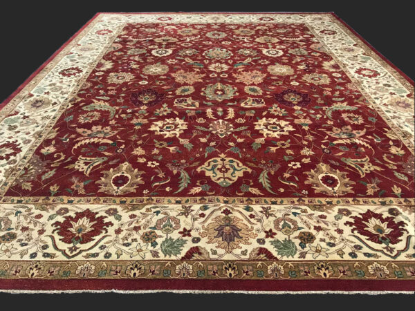 Rug# 11742, superfine jaipur, oversize carpet, very durable, 18th.c Mugol design, circa 2000, very durable, Persia, size 512x395 cm