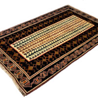 Rug# 12175, Vintage Gabbeh by Qashqai nomads, mid 20th.c Persia, size 203x116 cm, RRP $2000, Special price $600 (3)
