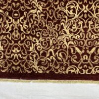 Rug# 13825, Afghan Turkaman weave Eslimi scrolls, handspun wool, size 209x141 cm, RRP $2400, Special price $720 (4)