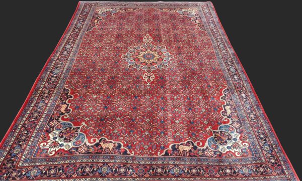 Rug# 1866, Rare bidganeh-Bijar, circa 1940, very durable, immaculate condition, Persia, size 335x220 cm