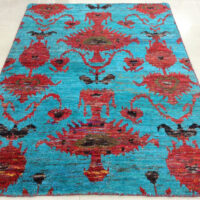Rug# 30149, Indo Sari silk, 230x160 cm