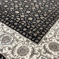 Rug# 31078, New weave Jaipur carpet in all over Herati or Mahi design, fine NZ wool & silk inlay, 400,000 asymmetrical knots, size 305x208 cm (1 (4)
