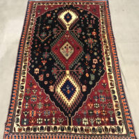 Rug# 6986 vintage Kashkuli, circa 1960, Persia, Size 175x106 cm