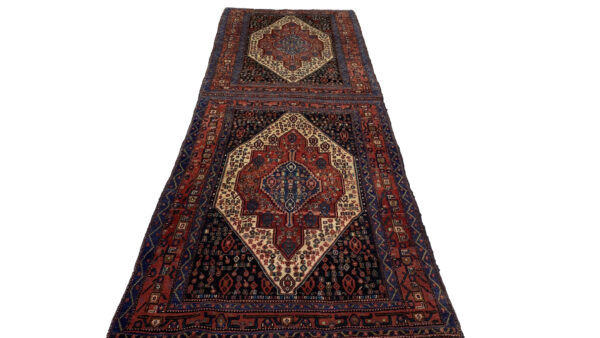Rug# 7253A, a paired Seneh Dowri rug, collectable, circa 1950, Persia, size 315x110 cm, RRP $6000, Liquidation Sale Price $1750 (2)