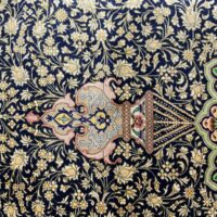 Rug#10303, Persian Qum, circa 1980, pure Caspian silk, signed pce, rare, Persia, size 200x130 cm (6)