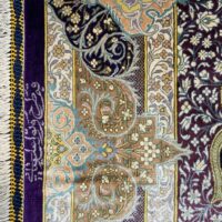 Rug#10303, Persian Qum, circa 1980, pure Caspian silk, signed pce, rare, Persia, size 200x130 cm (8)