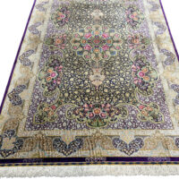 Rug#10303, Persian Qum, circa 1980, pure Caspian silk, signed pce, rare, Persia, size 200x130 cm (9)