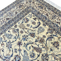 Rug#10340, Persian Nain 9LA, circa 1975, fine wool & silk pile, rare, Persia, size 357x245 cm (6)