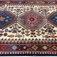 Rug#10364, Yalameh-Aliabad, circa 1990, all wool, Rare piece, south Persia, size 149x97 cm (4)